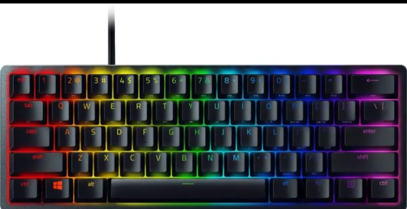 RAZER HUNTSMAN MINI 60% Gaming Keyboard RED SWITCH