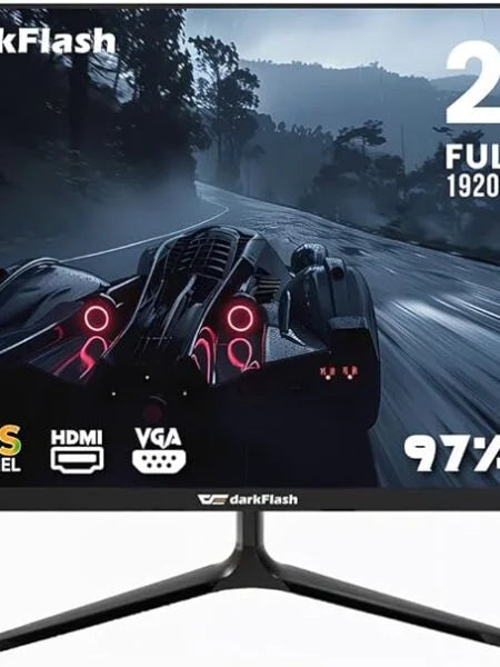 Darkflash G243FW 24″ IPS, FHD 100Hz Gaming Monitor/Office Monitor, Clear Vision Processor, Eye Care Technology, CDC Dimming Technology, Built-In HDMI & VGA Port Monitor
