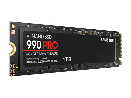 SAMSUNG 990 PRO SSD 1TB PCIe 4.0 M.2 2280 Internal Solid State Hard Drive