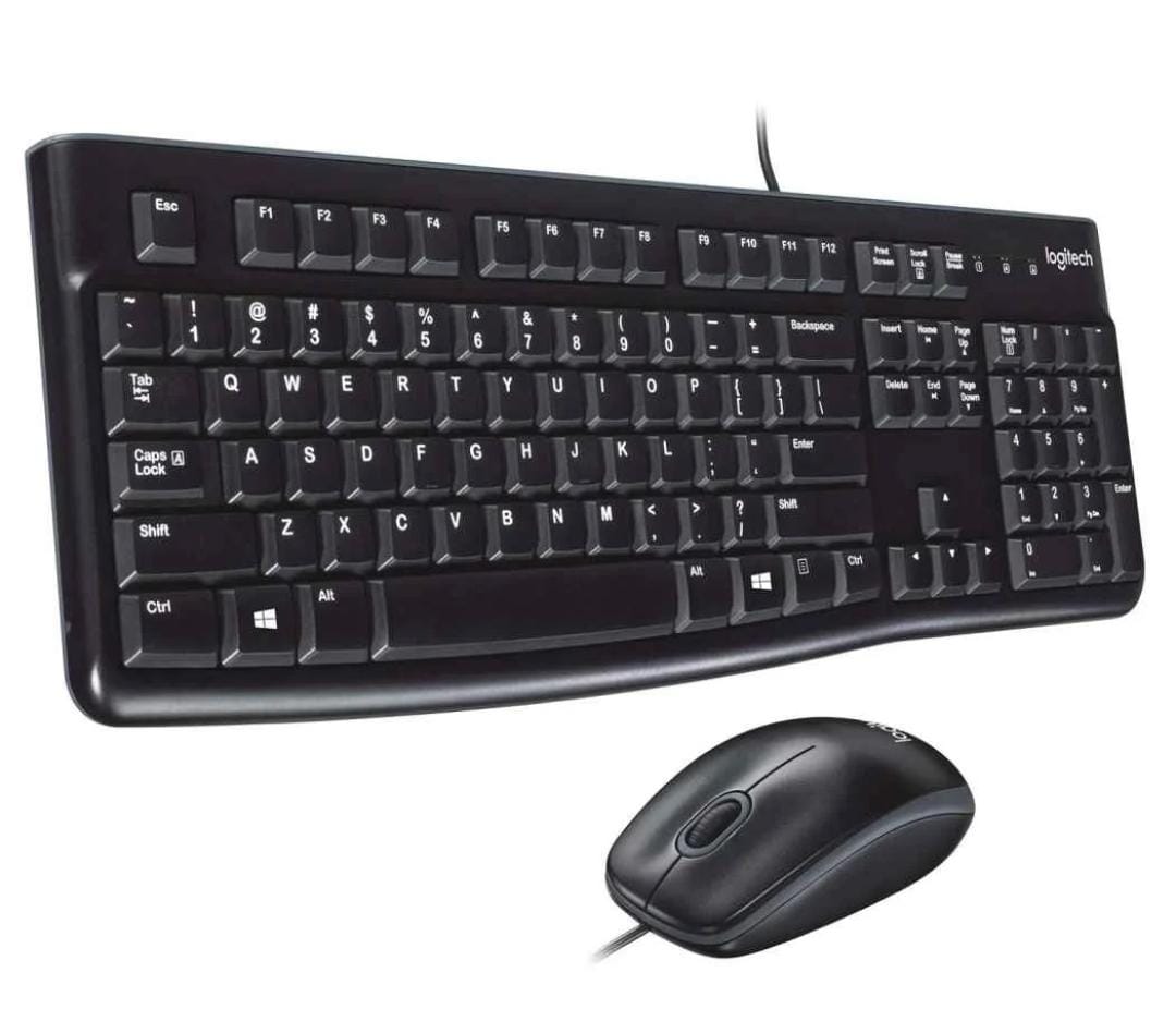 Logitech MK120 Wired Keyboard And Mouse Combo