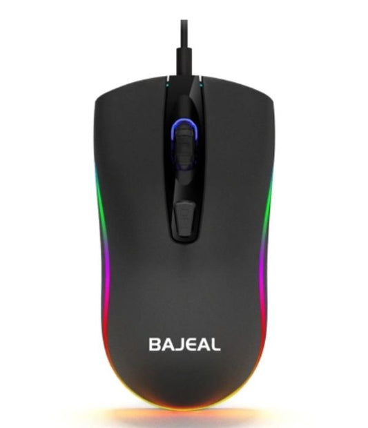 BAJEAL D1 Wired Gaming Mouse Black