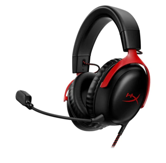 HYPERX CLOUD III BLACK/RED WIRED GAMING HEADSET